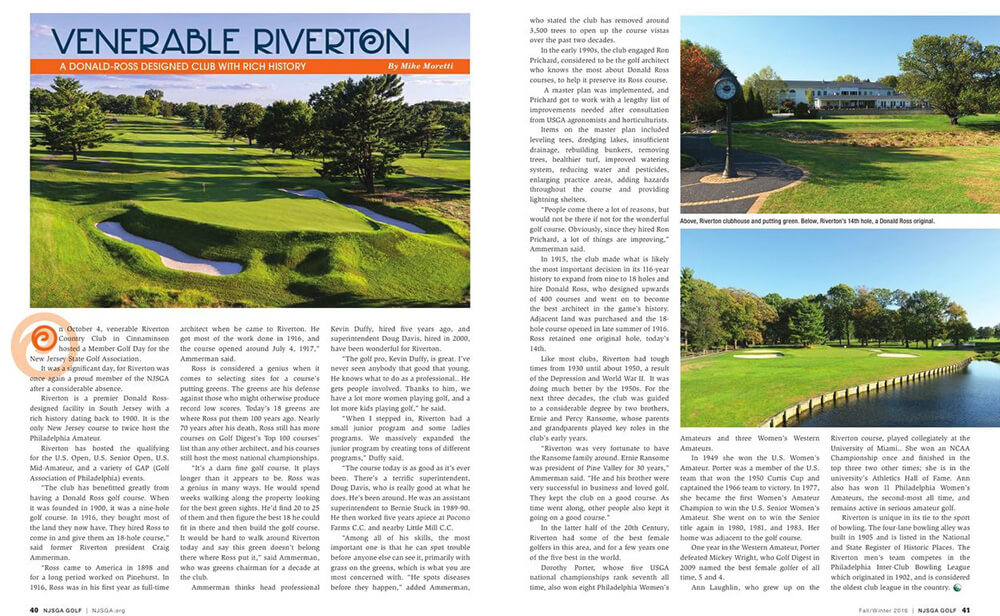 NJSGA Feature Article